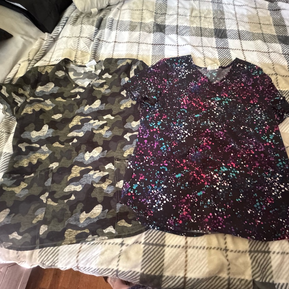 Scrub tops